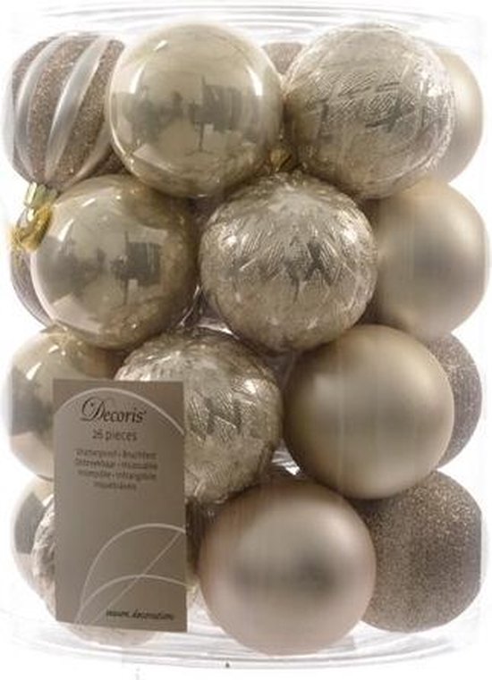 Beige Kerstballen 2025 Leta Tuesday