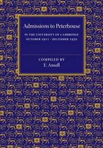 Admissions to Peterhouse