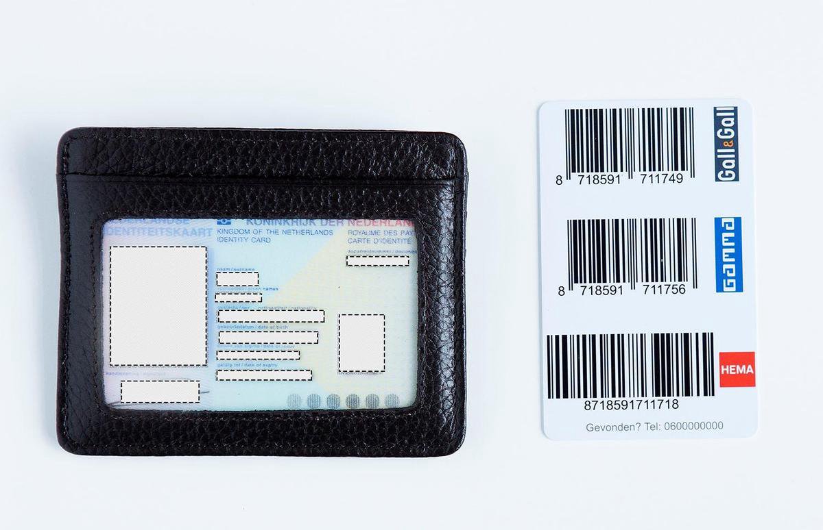 Lederen Creditcardhouder RFID Protected - Pasjes Portemonnee met 6 verzamelkaart... | bol.com
