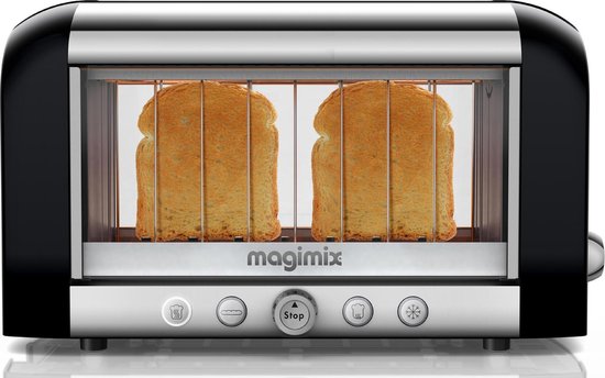 Openlijk voor natuurlijk Magimix Vision Toaster - Zwart - Quartz techniek - 8 standen | bol.com