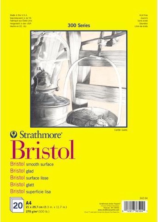 Strathmore 300 series bristol papier wit bol