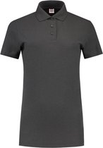 Tricorp dames poloshirt - Casual - 201010 - donkergrijs - maat M