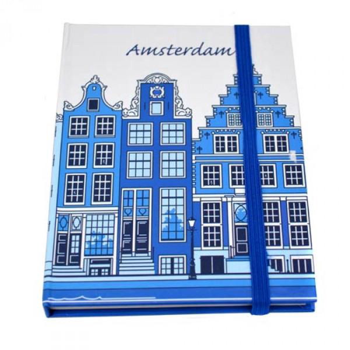 Notitieboekje-Grachtenpanden-Delfts Blauw