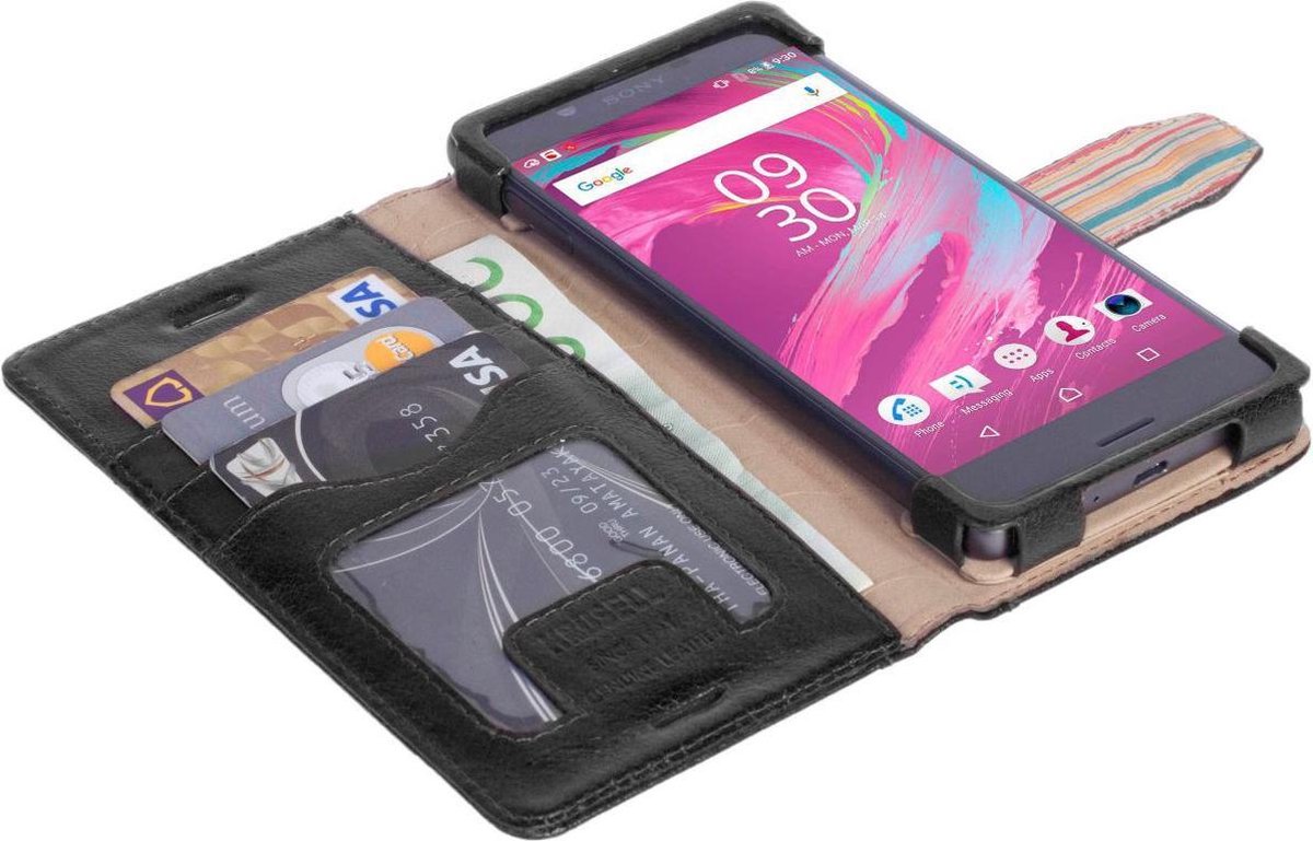 Krusell Sigtuna Folio Hoesje Sony Xperia X Compact Zwart