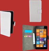 Microsoft Lumia 640 XL Wallet Bookcase hoesje Wit