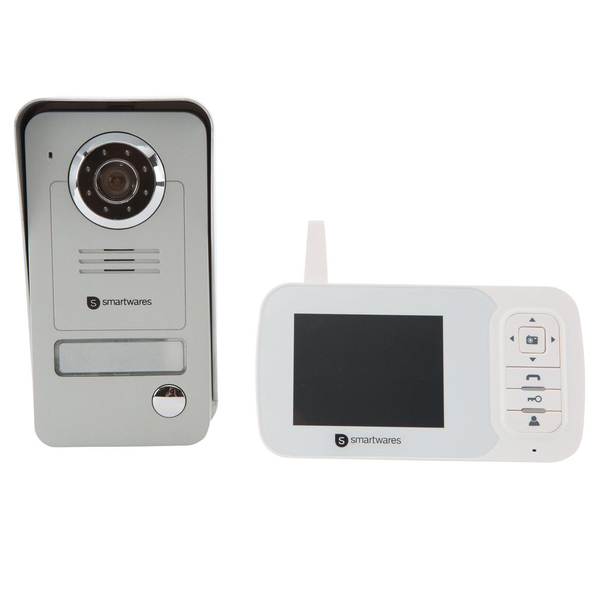 Interphone vidéo sans fil Smartwares VD38W - 175 mètres - moniteur portable  | bol.com