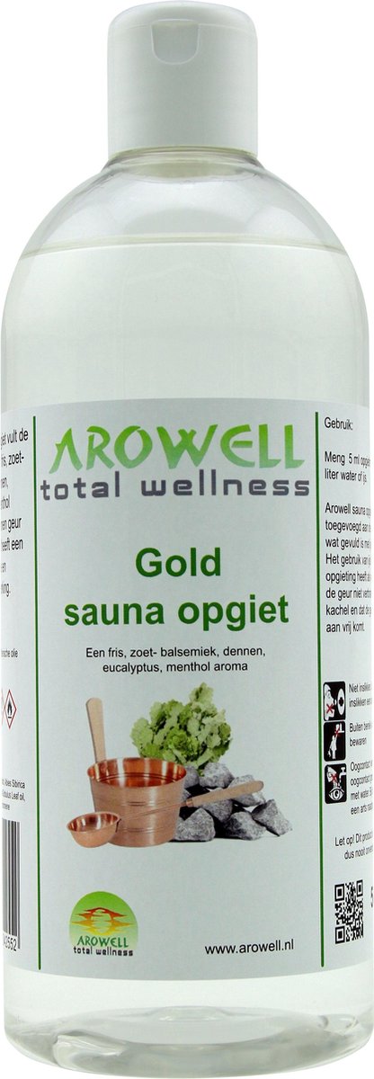 Goedkoopste Arowell - Sauna Gold - Sauna opgiet - Saunageur - 500 ml