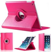 iPad Mini 1Hoes Cover Multi-stand Case 360 graden draaibare Beschermhoes Donker roze