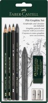 set de crayons Faber-Castell Pitt Graphite 7 pièces sur blister FC-112997