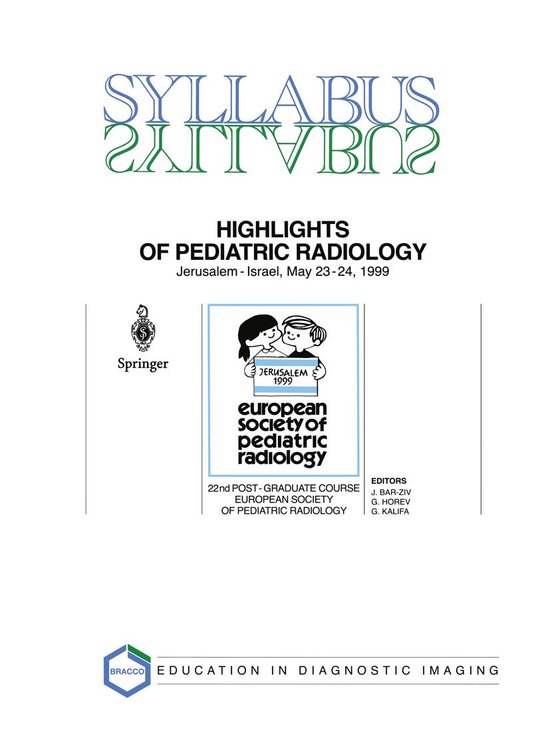 SYLLABUS Highlights of Pediatric Radiology (ebook), European Society