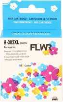 FLWR - Inktcartridge / 302XL kleur - Geschikt voor HP