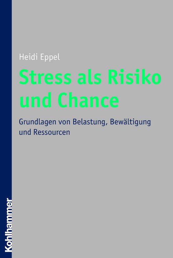 Stress als Risiko und Chance - cover