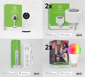 Woox Smart Home pakket 2x Plug/Lamp, Camera & Stekkerdoos