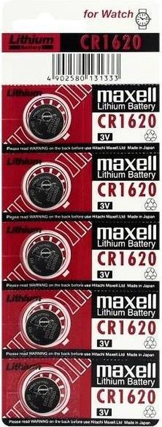 MAXELL Blister de 1 Pile bouton Lithium CR1616 3V x 10