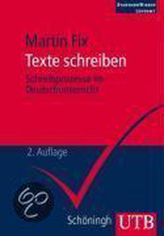 Texte schreiben, Martin Fix | 9783825228095 | Boeken | bol.com