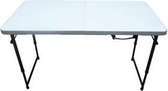 Lifetime - buffettafel 122cm - hoogte verstelbaar - inklapbaar als koffer - wit