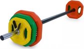 Sportbay® Studio aerobic pump set 2-20 kg (30 mm) | Professionele halterset 20 kg | Halterstang met gewichten 20 kg | Pump set