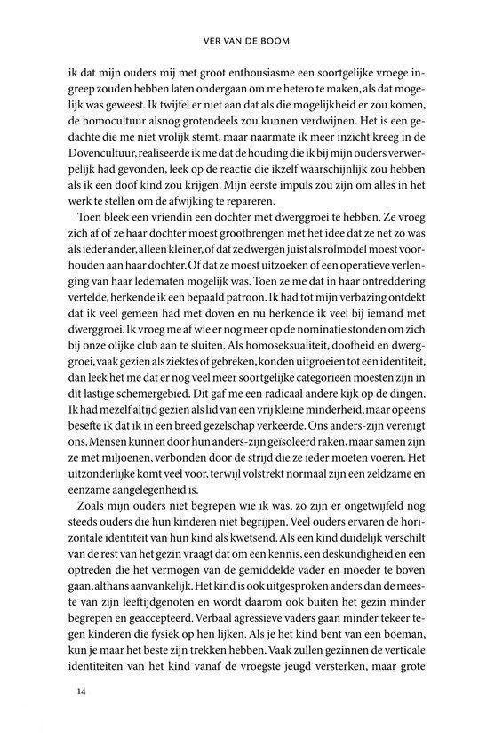 Pagina met tekst over ouders en hun kinderen met dwarsliggers.