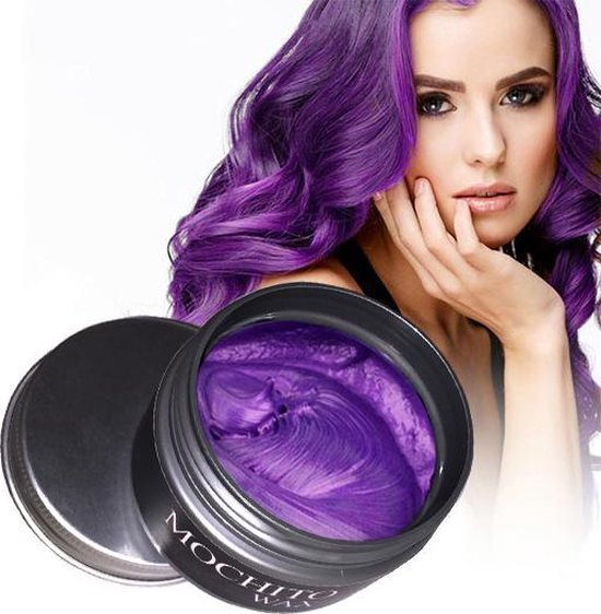 Mochito Purple Wax | Carnaval | Paarse Haar Wax | Verf je haren Paars |  Carnaval... | bol.com