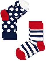 Happy Socks Kinder 2-Pack Stripe 4-6 Jaar
