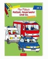 Malbuch ab 3 Jahren - Polizei, Feuerwehr und Co.