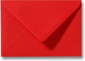 100 Enveloppes - 12 x 17,6 cm - Rouge