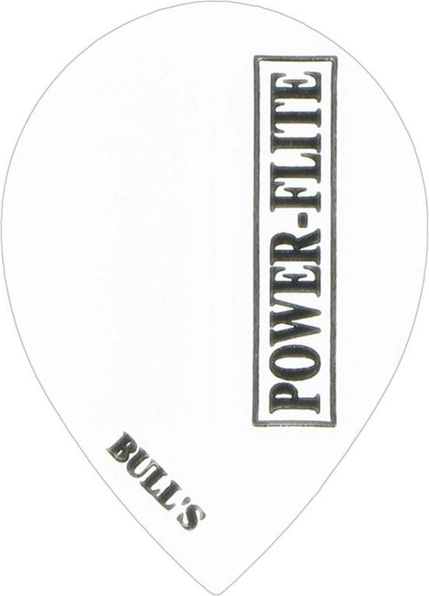 Bull's Powerflite - Pear Solid White - Dart Flights