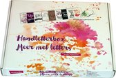 Handletterbox 'Meer met Letters' + A6 Handletteringblok Kerst Editie