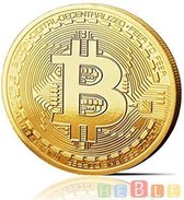 Bitcoin Munt - Goud Kleur - Heble