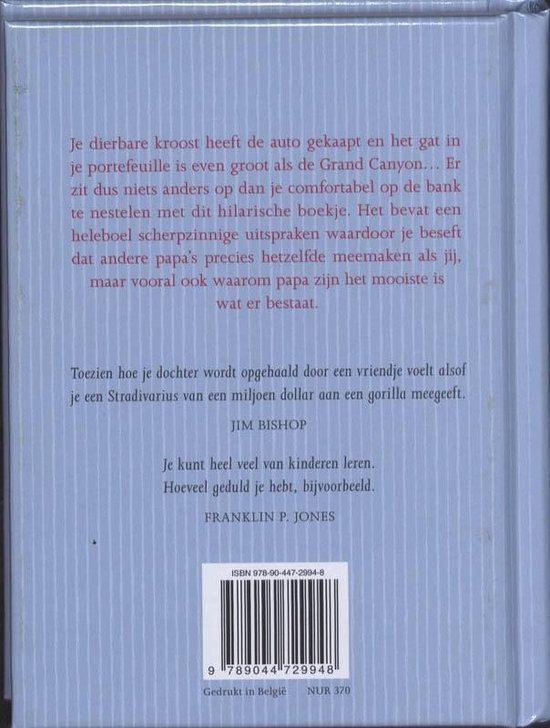 Hoera voor papa!, Richard Benson 9789044729948 Boeken Hoera voor papa!, Richard Benson 9789044729948 Boeken