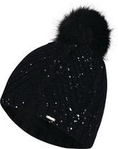 Dare2b-Crystalizd Beanie-Wintersportmuts-Vrouwen-MAAT One Size-Zwart