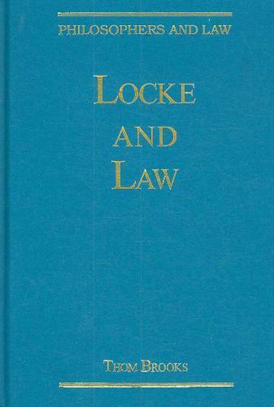 Locke and Law 9780754626787 Brooks, Thom Boeken