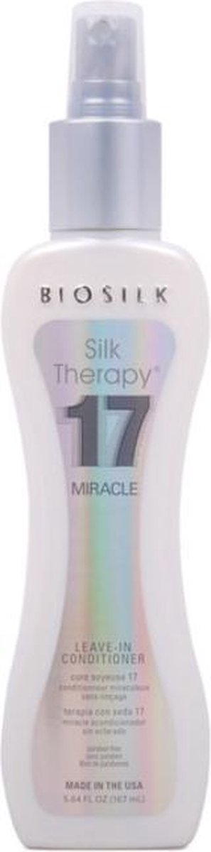 MULTI BUNDEL 2 stuks Biosilk Silk Therapy 17 Miracle Leave In Conditioner 165ml