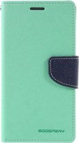 Mercury Fancy Diary WalletCase voor Samsung Galaxy S7 - Mint