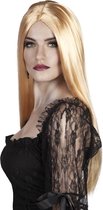 12 stuks: Pruik Heks - blond