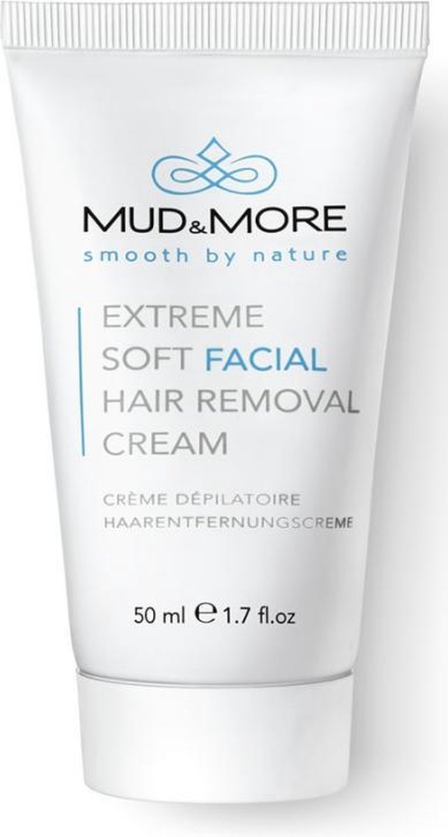 Mud & More Extreme Soft Facial Hair Removal Cream Ontharingscrème 50 ml - Mud & More