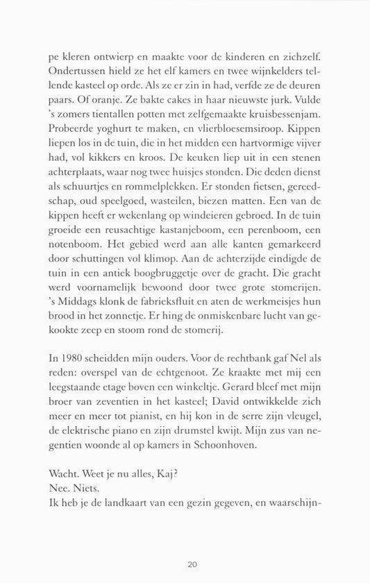 Tekstpagina met een verhaal over de jeugd.