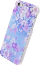 Xccess Oil Cover Apple iPhone 5/5S Turquoise Flower