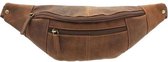 Visconti Leather Bum Bag - Pouch Bag - Stylish Bum Bag - Tan (721 OT)
