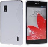 LG Optimus G Silicone Case s-style hoesje Wit