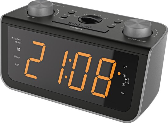 Soundmaster FUR5005 Radio portable Horloge Numérique Noir