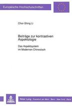 Beitraege Zur Kontrastiven Aspektologie