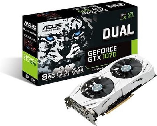 ASUS DUAL-GTX1070-8G GeForce GTX 1070 8GB GDDR5 | bol.com