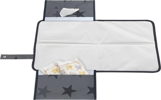 Dooky 3 in 1 Changing Pack Verschonings matje Grey Stars van Dooky — afbeelding 2