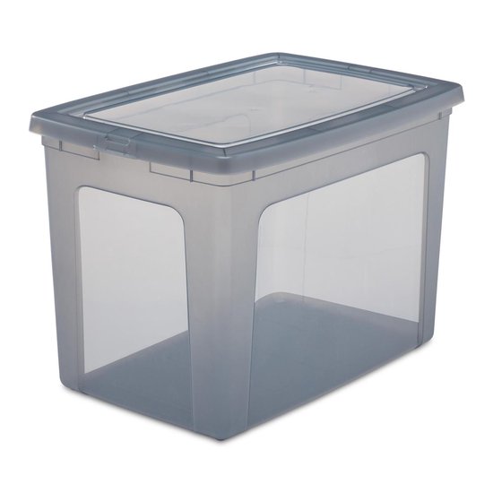 IRIS Clearbox Opbergbox 70L 2 stuks Kunststof