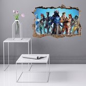3D - Fortnite - Team bl - muursticker - muurposter - zelfklev