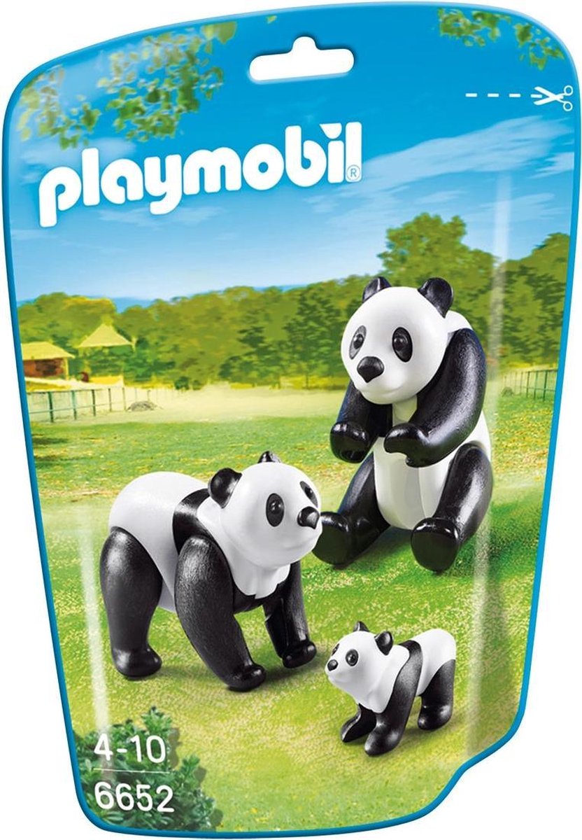 Afbeelding van product PLAYMOBIL Panda's met baby - 6652