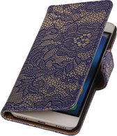 Huawei Honor Y6 - Lace Blauw Booktype Wallet Cover