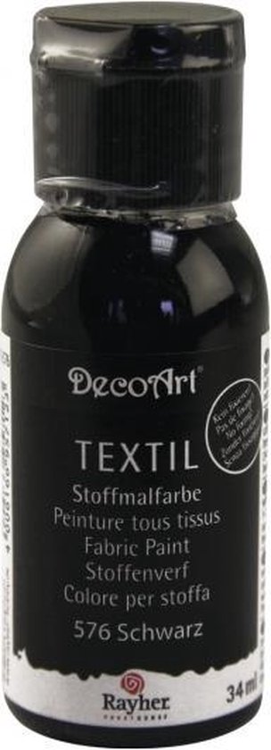 Zwarte textielverf flacon | bol.com