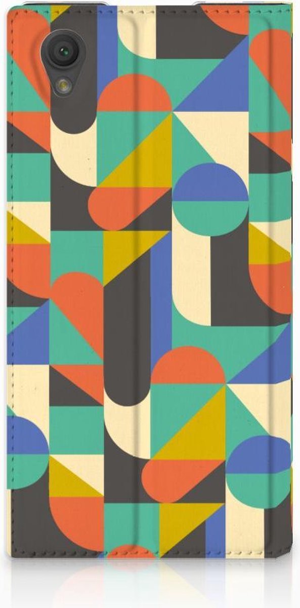Sony Xperia L1 Hoesje met Magneet Funky Retro